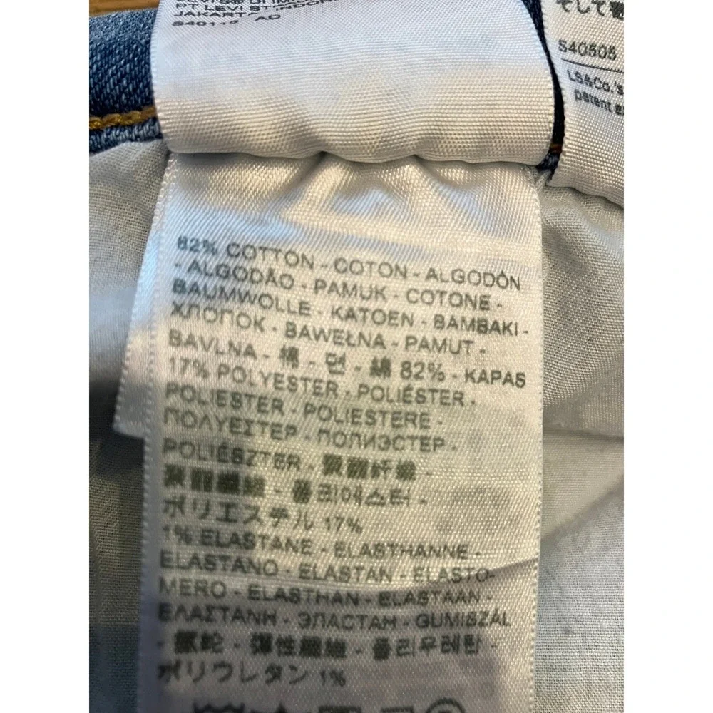 Levis 515 Bootcut Medium Wash Denim Jean Womens Size 6 Retro Boho Western - Picture 7 of 7